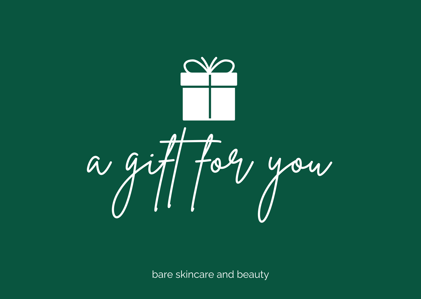 Bare Skincare and Beauty Gift Voucher