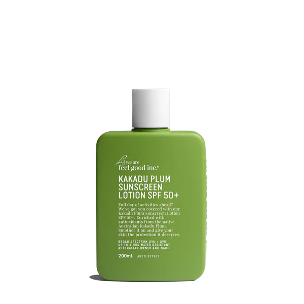 Bare skincare and beauty_BuyWeareFeelGoodInc.-KakaduPlumSunscreenLotionSPF50_200mlPerth