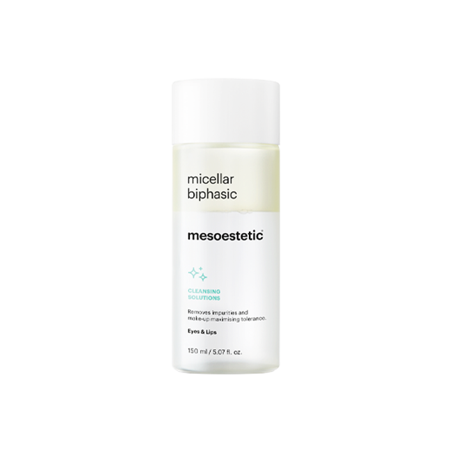 Effortlessly Cleanse & Protect: Mesoestetic Micellar Biphasic Perth