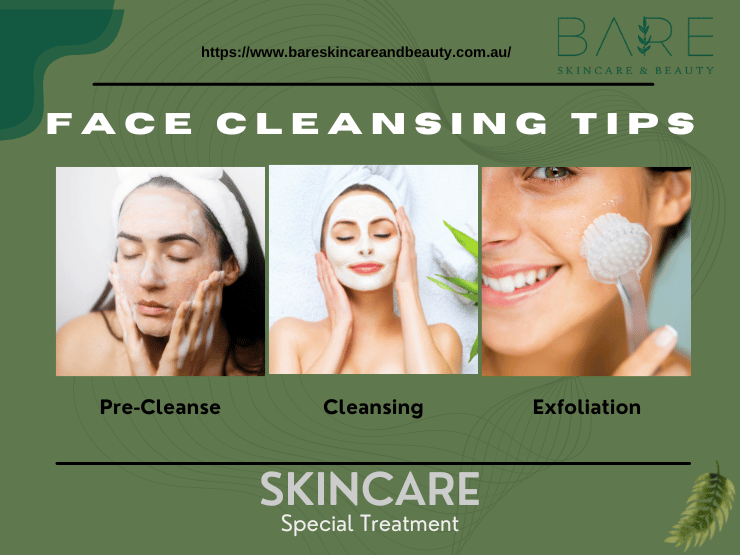 Face Cleansing Tips - Bare Skincare and Beauty Perth