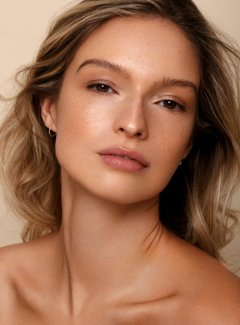 photo of woman for sunscreen products