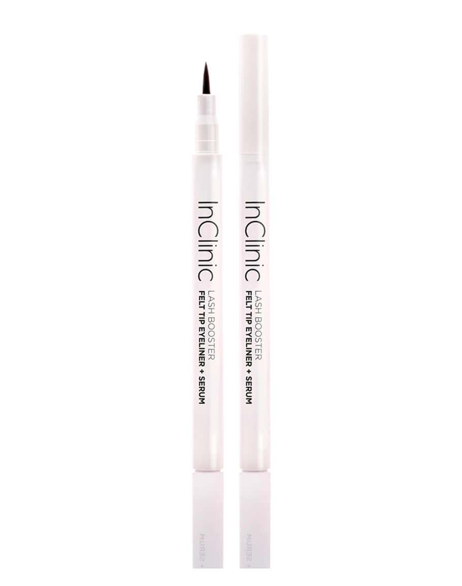 InClinic Platinum Felt Tip Eyeliner + Serum-Jet Black