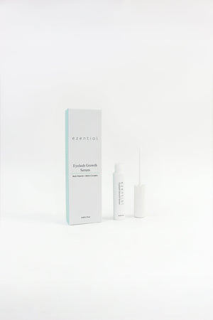 Ezential Eyelash Growth Serum box and bottle