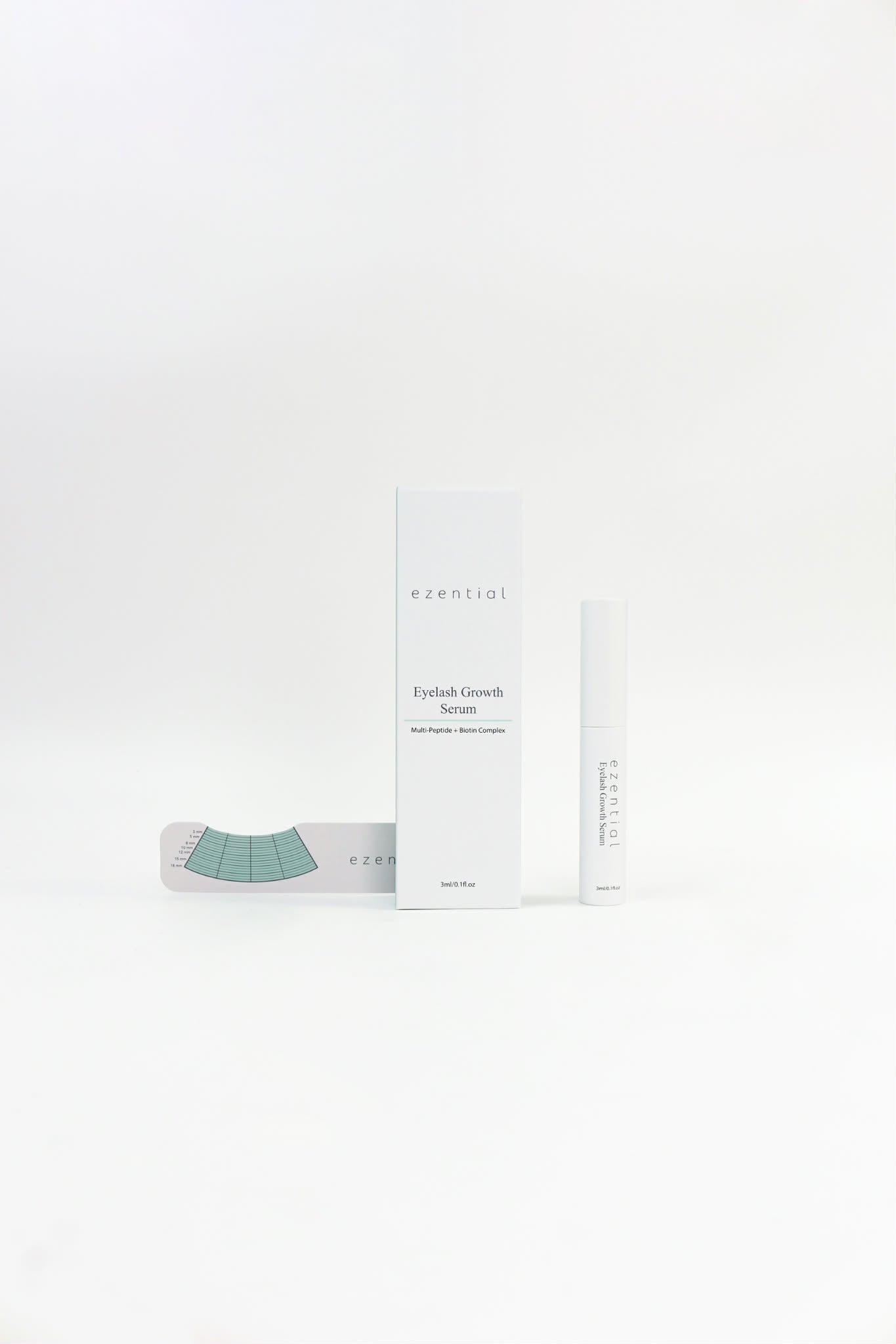 Ezential Eyelash Growth Serum box and bottle