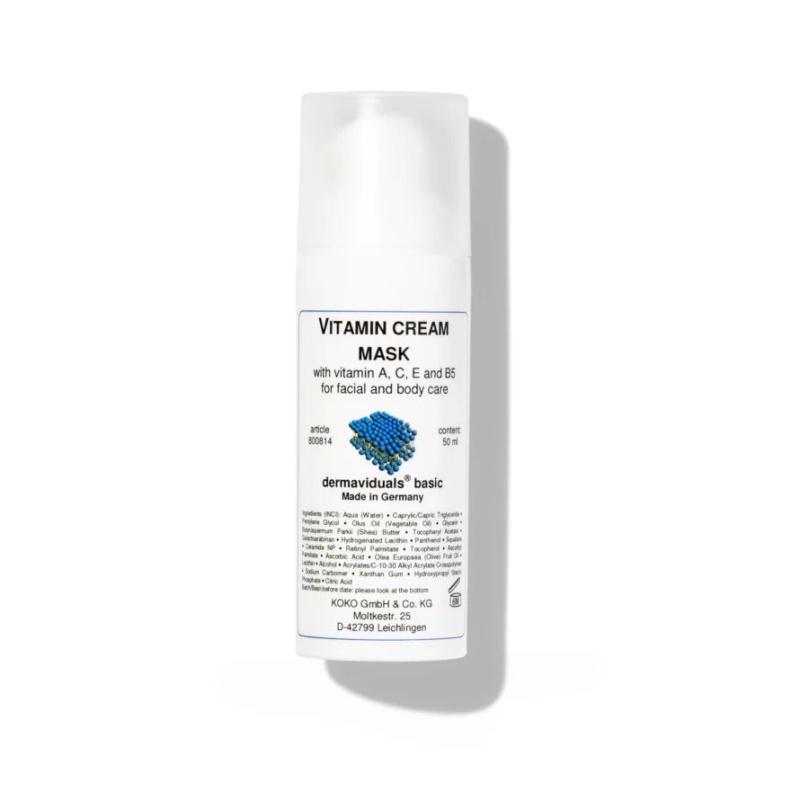 Bare skincare and beauty_BuyDermavidualsVitaminCreamMask50mlPerth