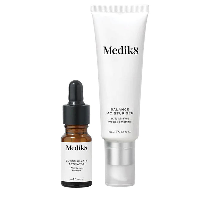 Bare skincare and beauty_BuyMedik8BalanceMoisturiserWithGlycolicAcidActivator50mlPerth